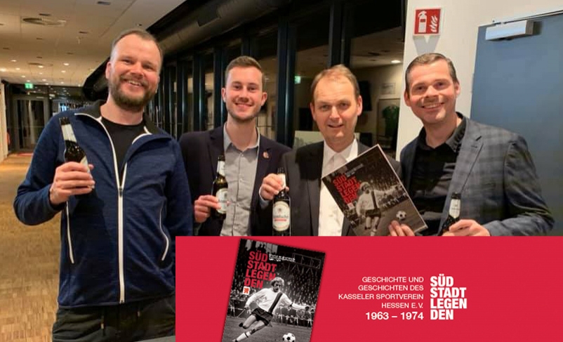 Vorstellung der Südstadtlegenden: Michael Homburg, Dennis Frank-Böckmann, Oliver Zehe, Daniel Bettermann