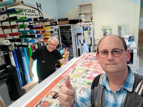 Die Initiatoren der Fanbande: Reiner Ingrisch und Markus Jaschko