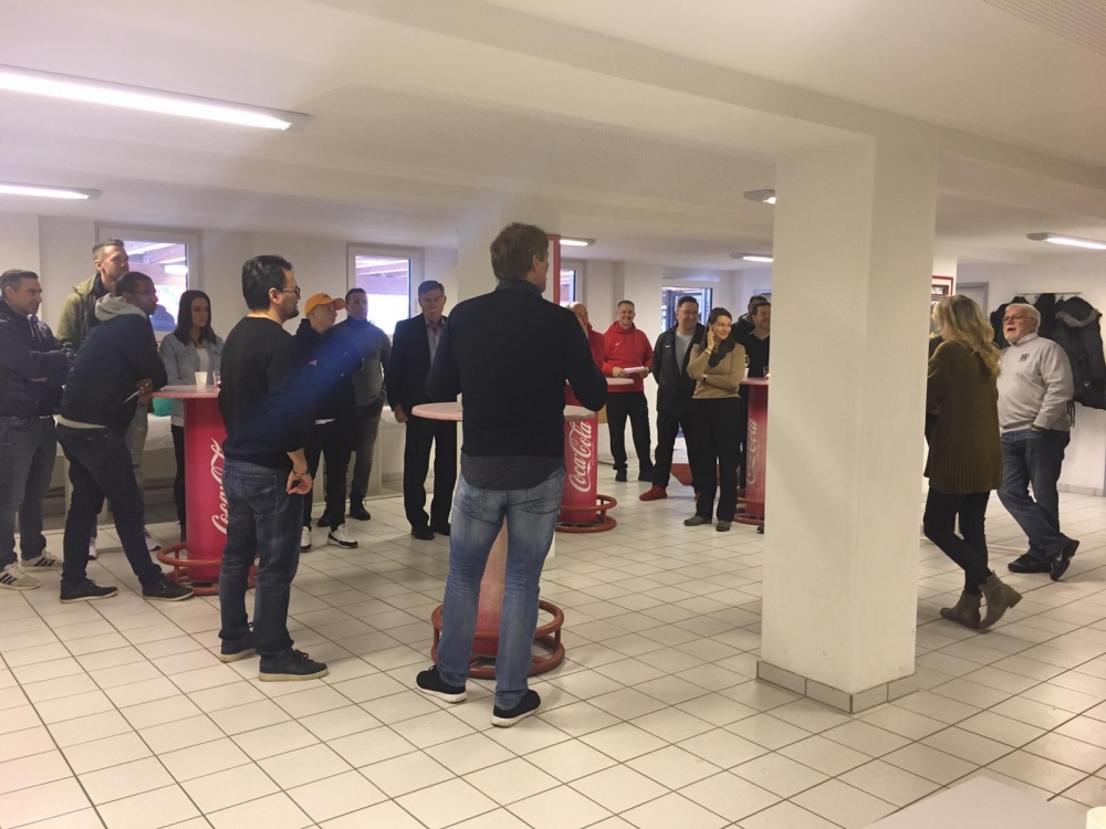 Neujahrsbegrüßung der Nachwuchsabteilung im Löwenheim