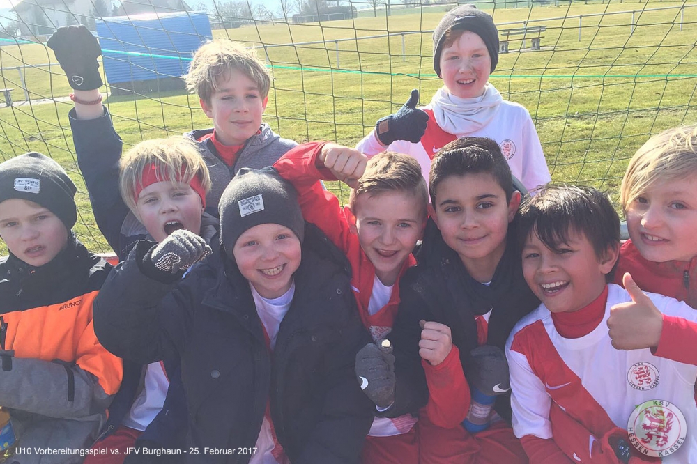 U10 siegt im ersten Test gegen U11 des JFV Burghaun