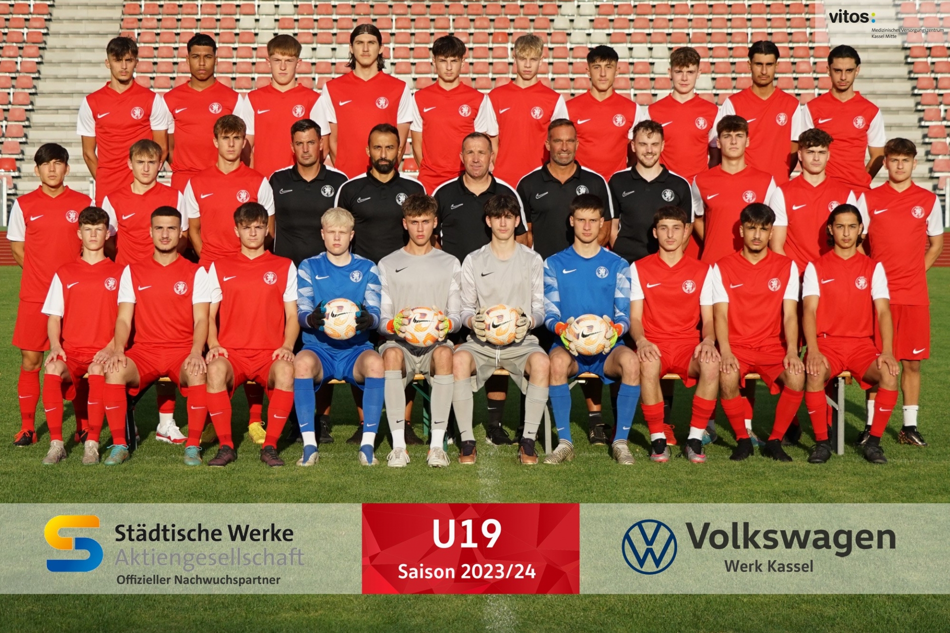 Die A-Jugend Mannschaft (Hessenliga 2023/24)