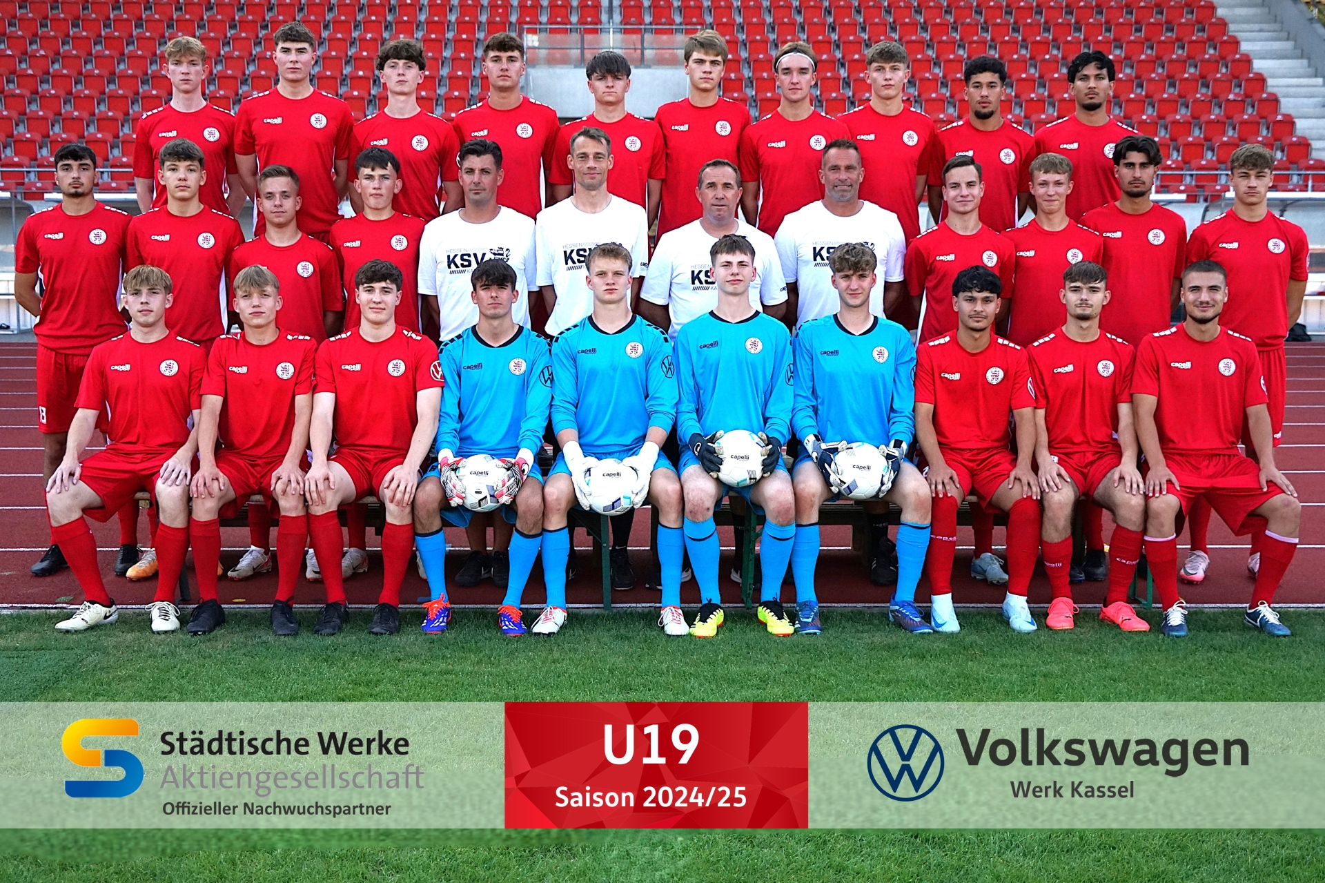 Die A-Jugend Mannschaft (Hessenliga 2024/25)