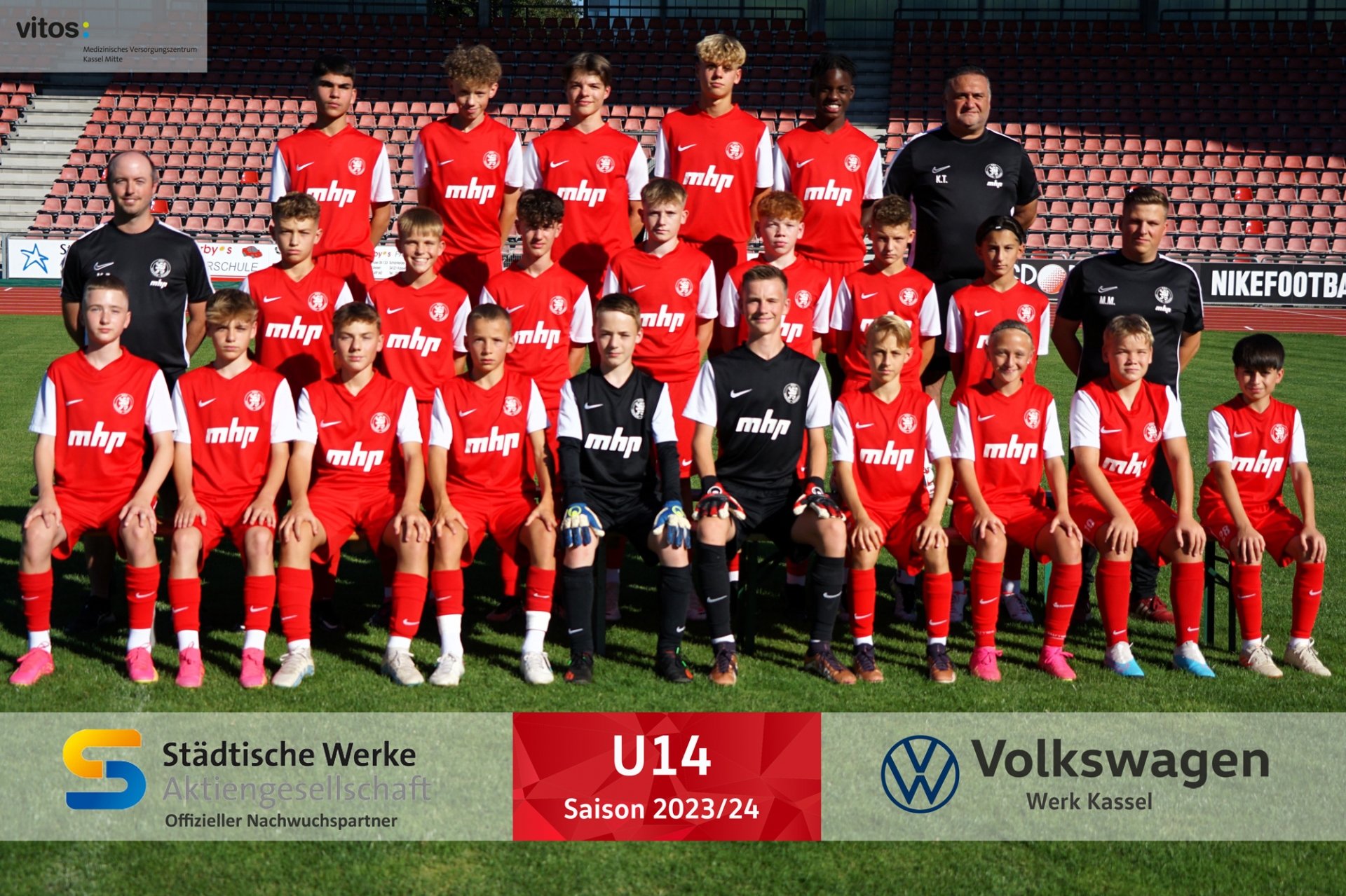 Die C2-Jugend Mannschaft (U14 / Verbandsliga Kassel 2023/24)