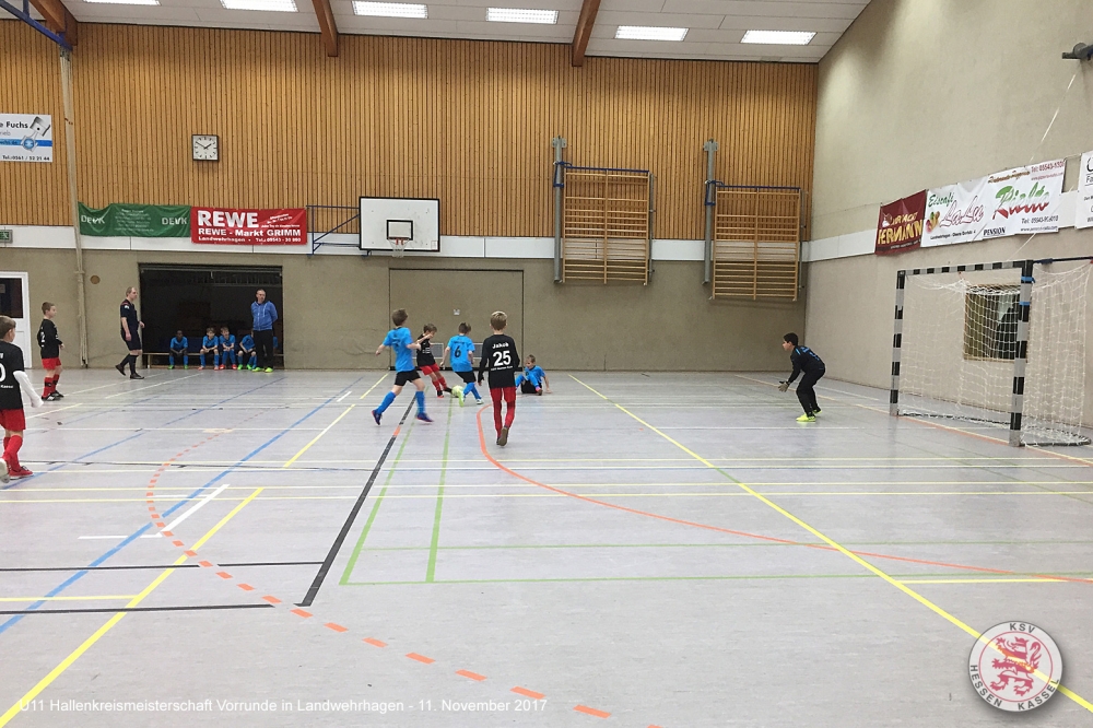U11 zieht mit dem ersten von 2 Teams souverän in die Zwischenrunde der HKM ein