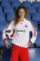 Nationalspielerin in spe: Christina Plessen