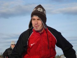 Kevin Wölk in Oberhof - den Trainer im Nacken und Staunen über den vorbei rauschenden Angerer