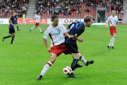 Benjamin Weigelt im Zweikampf