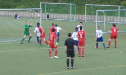 Marius ohne Chance beim 1:0 f&uuml;r Vellmar
