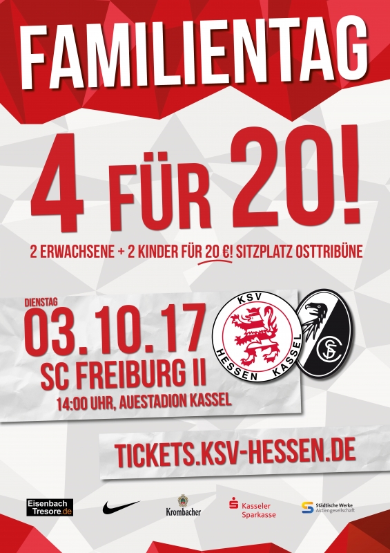 Am 3. Oktober ist Familientag im Auestadion