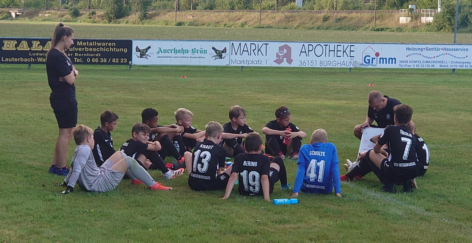 U12 gewinntgegen kämpfende U13 des JFV Burghaun / Haunetal
