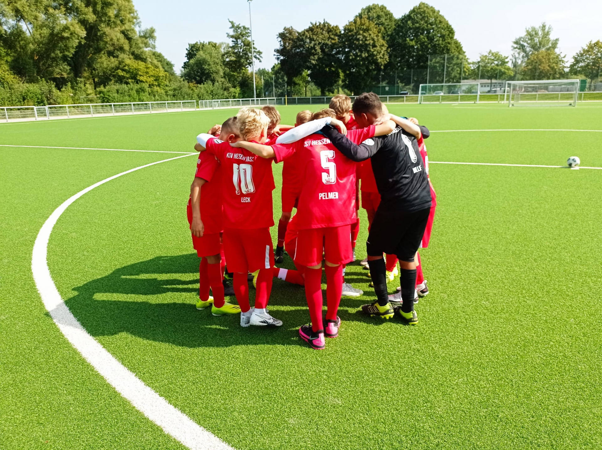 U12 gewinnt das 1. Serienspiel gegen die JSG Calden/Grebenstein deutlich mit 5:1