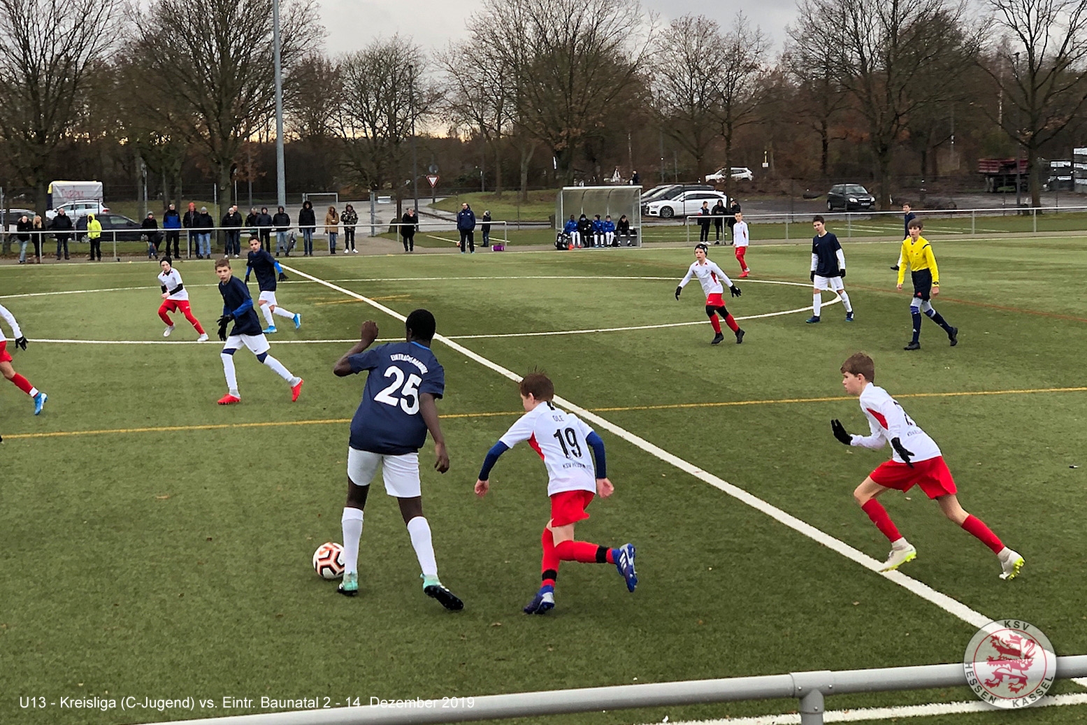 U13 siegt gegen Eintracht Baunatal und überwintert an der Tabellenspitze