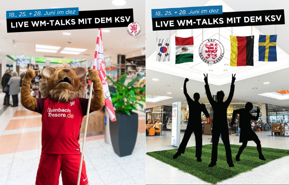 KSV Hessen Kassel WM-Talk im dez Einkaufszentrum