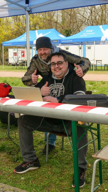 Ortwin Lange und Stefan Desouki unterwegs für die Löwen