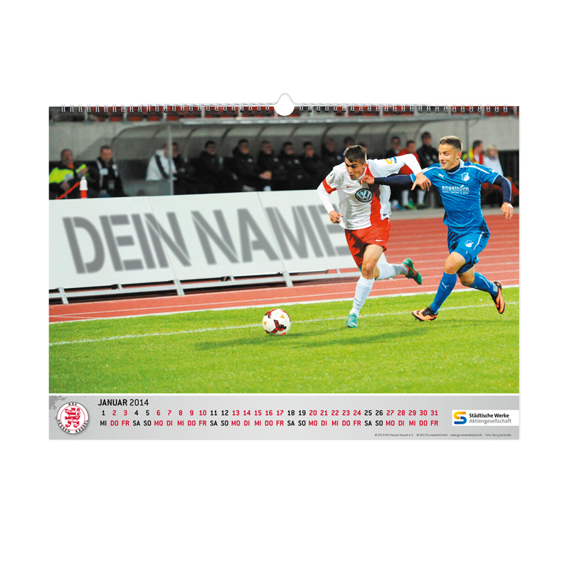 Traditioneller Kalender der Löwen geht in die neue Runde - Dein Name, dein Verein, dein Kalender