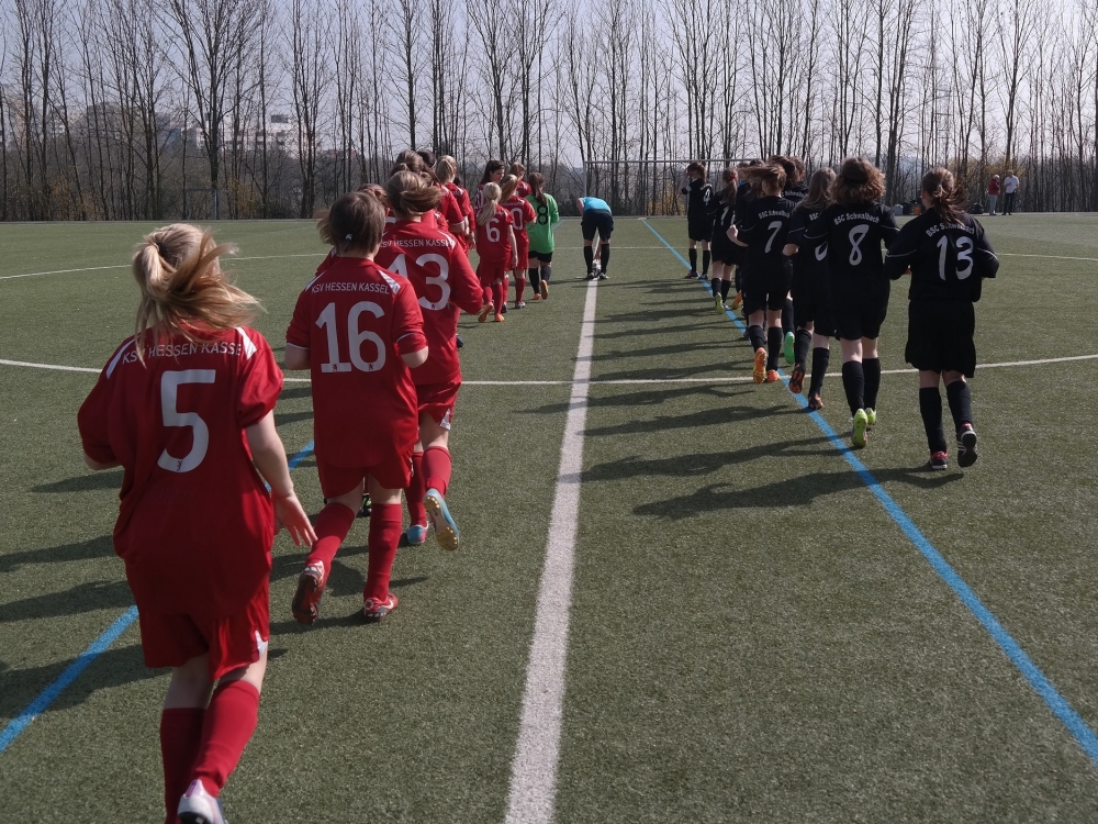 C-M&auml;dchen mit knappem Sieg