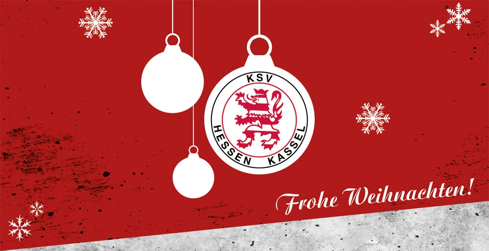 Der KSV Hessen Kassel wünscht frohe Weihnachten und ein gutes Jahr 2015