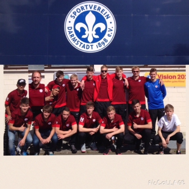 U 17 erk&auml;mpft Punkt bei Darmstadt 98