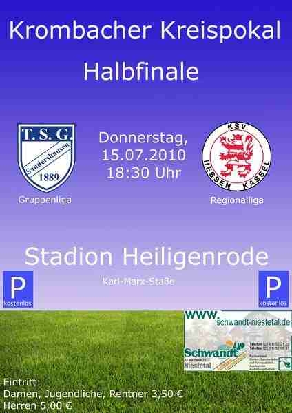 KSV am Donnerstag in Sandershausen