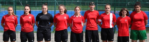 Leonie Bernreuter (von links), Joanna da Silva Taveira Vieria, Ilayda Icier, Jana Trailing, Kinga John, Marie Brunner, Hannah Wiesner, Anna Blaschke und Dilan Esmeray. Auch hochgemeldet, aber nicht mit auf dem Bild: Amalia Kreb, Hanna Kuntze, Dzemila Muminovic sowie Michelle Rain.