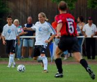 Pascal Groß im Löwen-Trikot (li. Martin Wagner, jetzt Viktoria Aschaffenburg)