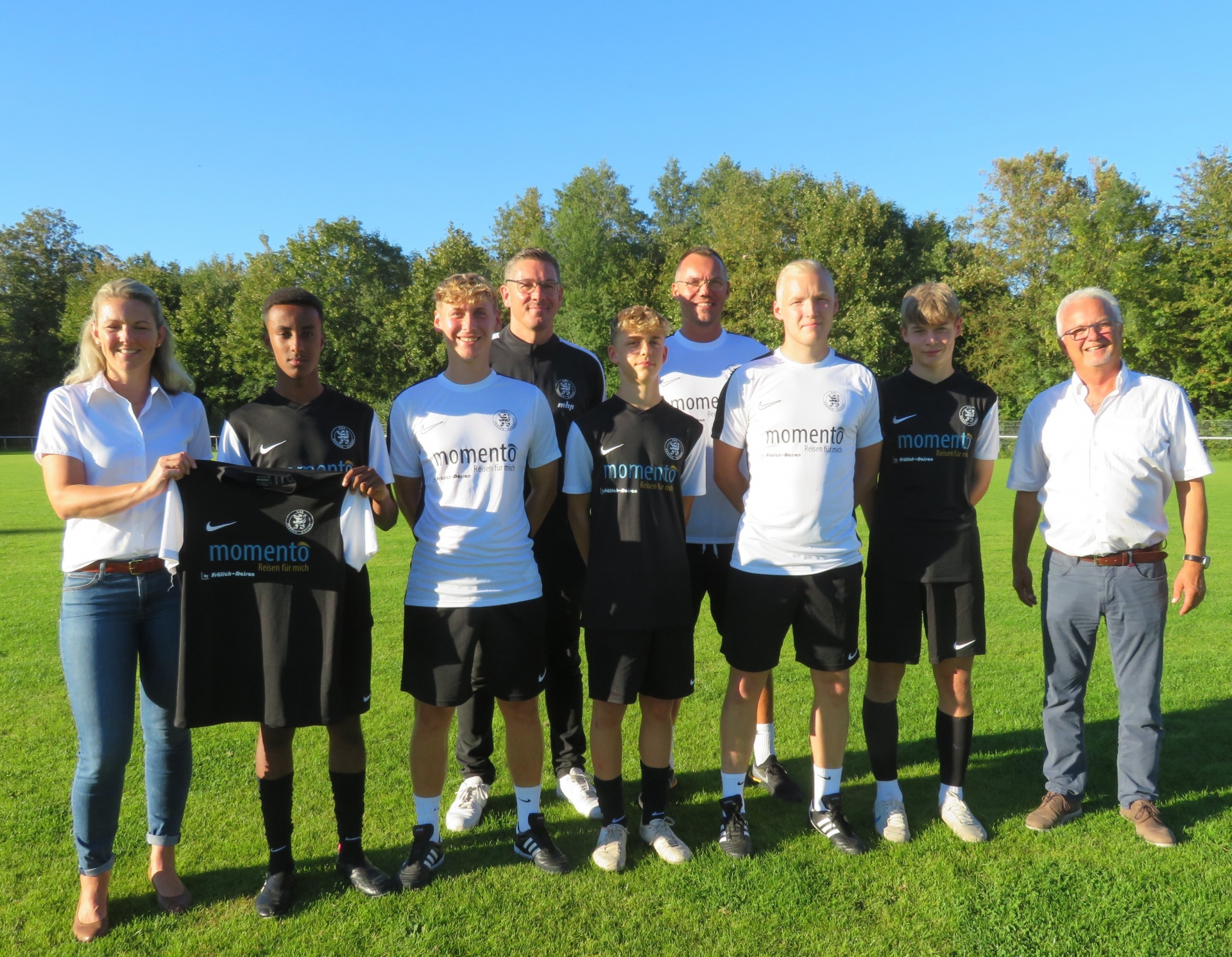 Frölich-Reisen fördert die U16-Mannschaft in der Saison 2023/24