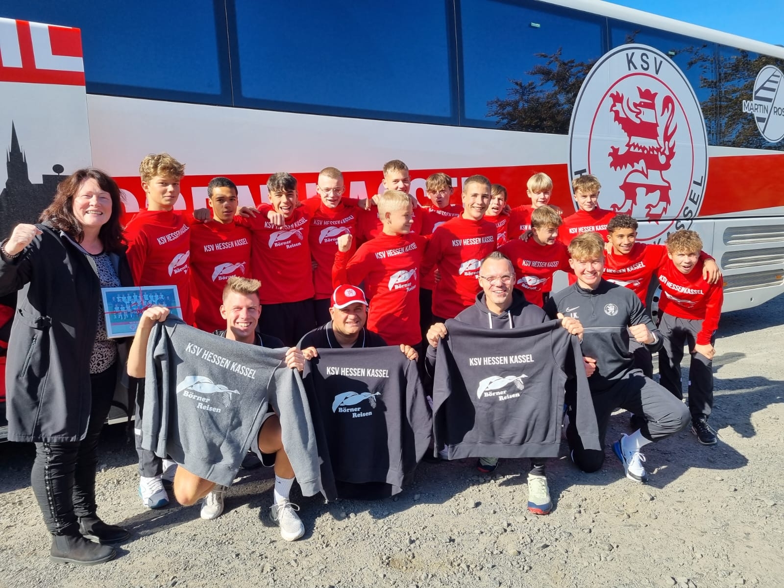 U15 erhält Unterstürtzung von der Fa. Börner Reisen