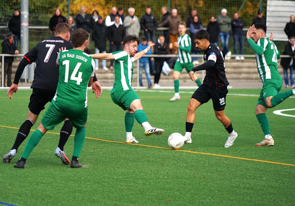 U23 bezwingen Bad Soden im Spitzenspiel und übernehmen die Tabellenführung
