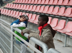 Herbstcampteilnehmer beim Heimspiel gegen Trier Herbstcampteilnehmer beim Heimspiel gegen Trier