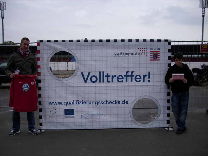 Mit Qualifizierungsschecks zur Dauerkarte! 