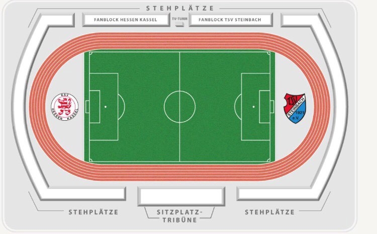 Stadionplan Stadtallendorf