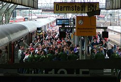 Bahnhofsjubel