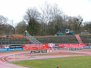 Bauarbeiten Auestadion Bauarbeiten Auestadion