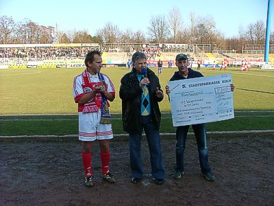 Benefizspiel in Leipzig