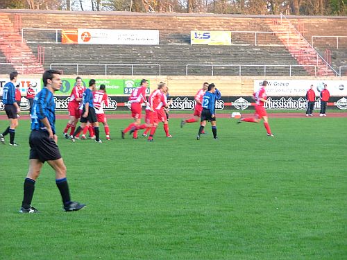 Spielerjubel beim 1:0-Siegtreffer