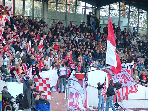 Fanblock kurz nach dem 1:0