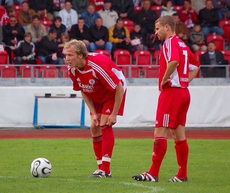 Freistoß Keim und Arnold