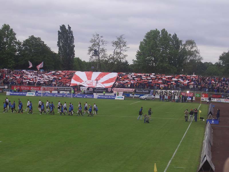 Blick auf die KSV-Fankurve