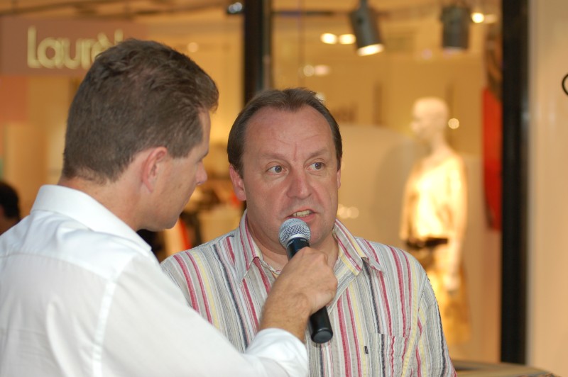Herbert Pumann mit Lothar Alexi