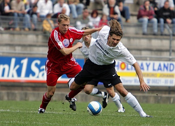 Dominik Suslik im Zweikampf