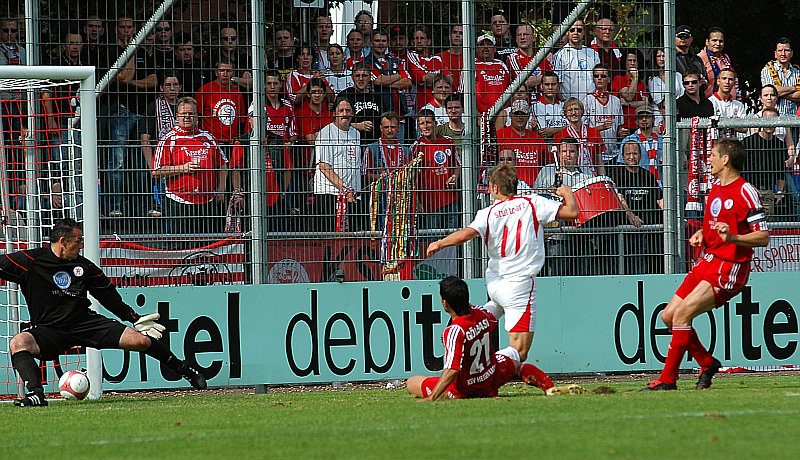 Das 1:0 für den VFB inder 22. Minute (Foto: Baur)