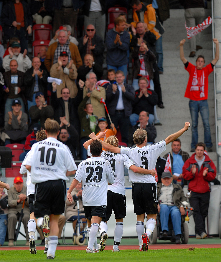 Torjubel vom Christoph Keim, nach dem 2:1 (Foto: Roland Sippel)