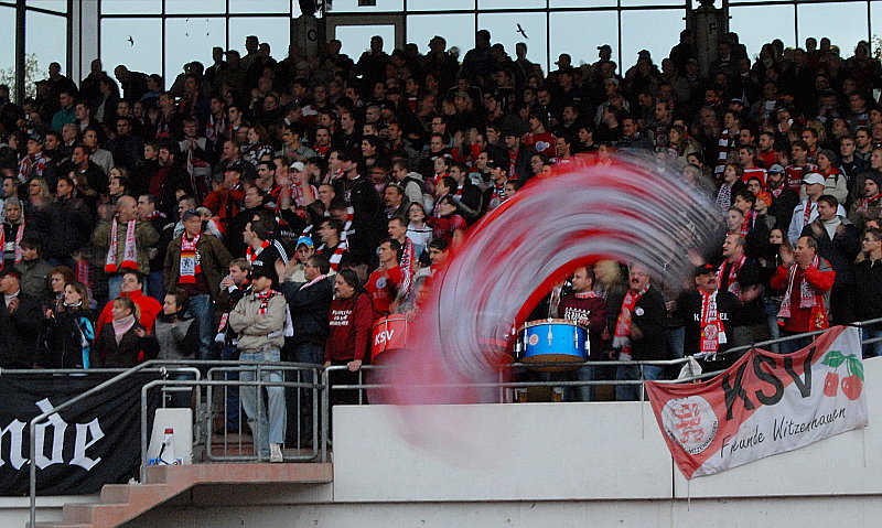 Begeisterung im KSV Fanblock