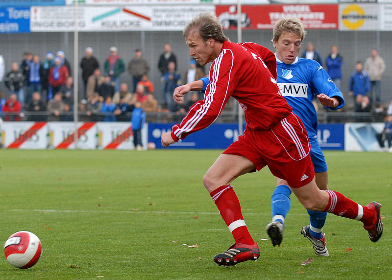 Christoph Keim erzielte den 1:1 AnschluĂtreffer Christoph Keim erzielte den 1:1 AnschluĂtreffer