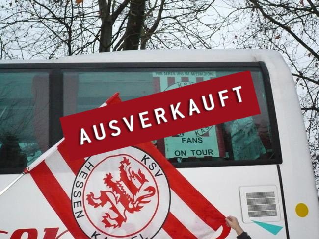 Fanbus ausverkauft