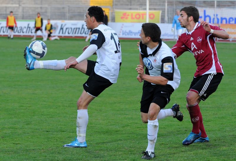 KSV Hessen - 1. FC Nürnberg II: Harez Habib, Florian Heussner