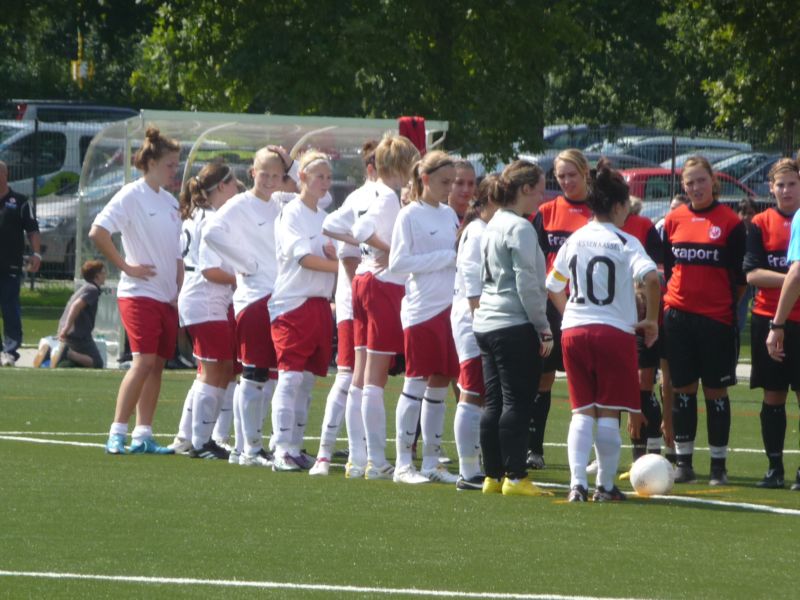 B-Juniorinnen erreichen Unentschieden gegen Eintracht Frankfurt