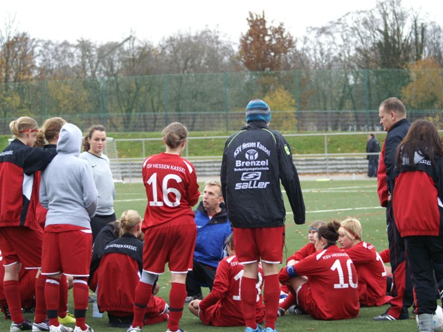 KSV B-Juniorinnen - JSG Altengronau / Jossa: Halbzeitbesprechung