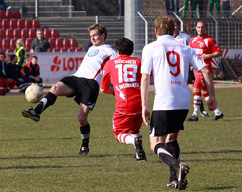 Worms - KSV Hessen: Enrico Gaede, Andreas Mayer