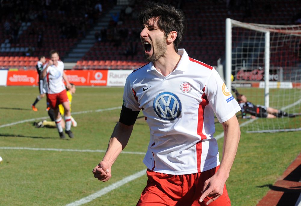 KSV Hessen - FC Memmingen: Jubel, Kai Koitka KSV Hessen - FC Memmingen: Jubel, Kai Koitka